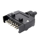 Replacement 7 Pin 7 Way Flat Male Trailer Plug Connector Socket Trailer Light
