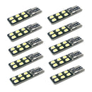 10pcs T10 2835 12SMD LED Car Dash/Meter/Reading Light Width Lamp Bulbs White Conversion Kit