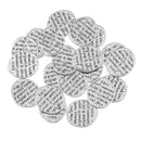 Wholesale 20 Pieces Antique Sliver Alloy Pendant Charms Necklace Tags Jewelry Findings fit DIY Crafts Projects