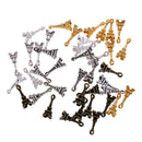 40 Pieces Wholesale Alloy DIY Pendant Eiffel Tower Charms Jewelry Making Jewelry 17x7mm