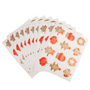 120pcs Seals Merry Christmas Badge Sticker Gift Wrapping Decor Envelope Seals