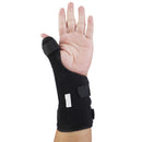 Long Lasting Reusable Left Wrist Thumb Brace Support Splint For Tenosynovitis Carpal Tunnel Ligament Injuries Black Size L