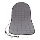 Heated Car Seat Chair Cushion Electric Heating Warmer Pad Cover Universal Driving Gray