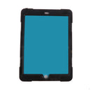 Black Full Body Protective Silicon Rubber Cover Case Stand for iPad Air Tablets