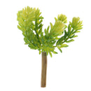 Artificial Succulent Real Touch 6-Head Lotus Foliage Plant Decor Green