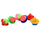 6 Pieces Cartoon Sponge Painting Stamps Seal for Children Art Tool Supplies