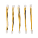 5pcs 4 Pin Female to 8 Pin Male CPU Power Converter Cable Lead Adapter Cord