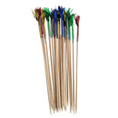 20pcs Metallic Foil Fireworks Cocktail Party Sticks Toothpick Decor Random