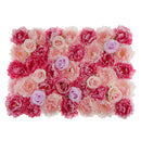 3D Artificial Rose Flower Wall Panels Wedding Background Photo Prop Decor