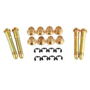 4x Car Part Door Hinge Pins Pin Bushing Kit For Honda Civic Accord CR-V CRX