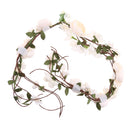 Boho Style Elegant Rattan Flower Floral Cane Wreaths Hair Garland Headwear Hair Accessories