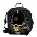 Kids Love Bento Bag Insulated Picnic School Thermal Lunch Tote Case Skull