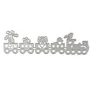 Train Shape Metal Cutting Dies Stencil Scrapbook Paper Card Making Craft Embossing Tool Silver