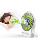 Mini Portable Desk Laptop PC USB Cooler Small Fan Cooling for Home Office White
