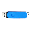 Swivel USB 2.0 Flash Drive Memory Stick Pen Storage Thumb U Disk for PC Notebook Desktop Blue 32G