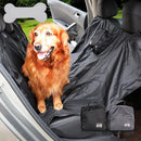 Foldable Waterproof Washable Hammock Style Non Slip Backings Adjustable Straps Car Seat Cover Protector Black