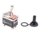 Car Dash Light Flick Toggle Switch On Off DPST 2 Position With Knob Cover