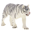 Simulation Wildlife Animals Siberian Tiger Model Action Figures Kids Toy Collectibles Home Decor White