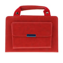 Fashion Carrying Handbag PU Leather Stand Cover for iPad Mini 1/2/3 Red