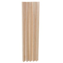 5 Pieces Balsa Wood Sticks Strips for Airplane Boat Model DIY Crafts 8x12mm
