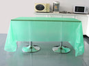 Rectangular Shape Table Cover Banquet Party Wedding Table Home Dining Table Cafe Bar Table Decor Tablecloth Dark Green
