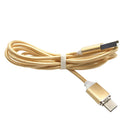 Magnetic Cable Micro USB Cable Wire Metal Charger Data Charging For Type-c Gold