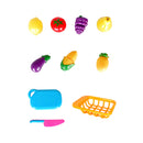 Kids Children Toy Fruit & Veg Vegetable Plastic Role Pretend Kitchen Cutting Food