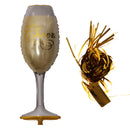 39" Large Champagne Glass Balloon Holiday Big Helium Foil Air Balloon Tinsel Wedding Birthday Ceremony Party Decorations