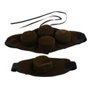 2pcs Chinese Traditional Smokeless Moxibustion Waist Belt With 4 Pieces Moxa Heat Pack Boxes Set for for Arthritis Pain Neck Waist Joint