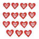 15 Pieces Wooden 'Love' Embellishments for Weddings Scrapbooking Decorating or Crafts 3cm