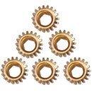 6 Pieces Professional Guitar Tuning Pegs Gear Ratio 1:18 Hex Hole Gold Guitar Parts