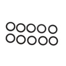 10pcs Black Skateboard Truck Axle Speed Washer Speed Ring Longboard Hardware