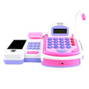 Kids Cash Register Toy Supermaket Pretend Playset Electronic Cash Calculator