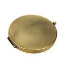 Vintage Alloy Metal Folding Beauty Pocket Mirror Compact Cosmetic Mirror Magnifying Make Up Tool