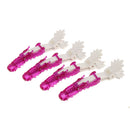 4Pcs Professional Sectioning Hair Clamp Clips Accessories For Hairdressing Salon
