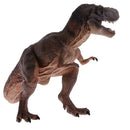Jurassic Dinosaur Toy Resin Tyrannosaurus Action Figure Kids Educational Toy Gift - Brown 6.3'' Tall