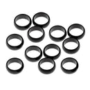 Set of 12 Dart Sharft Protector Flights O Rings Spare Gripper Ring Black