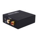Digital Optical Coaxial Toslink Signal to Analog Audio Converter L/R Adapter for DVD TV