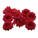 Artificial Simulation Silk Daisy Flower Heads For Home Party Wedding Floral Decor Flowers Pack of 10PCS Red