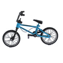 1:24 Mountain Finger Bicycle Toy Mini Alloy Road Bike Kids Toy Birthday Gift Blue Color