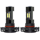 2x High Quaity 360Â° Beam Angel 21SMD LED Fog Driving Light Bulbs DRL Low Power Consumption
