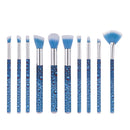 10pcs Professional Soft Kabuki Makeup Brushes Set Foundation Blush Concealer Comestic Tool