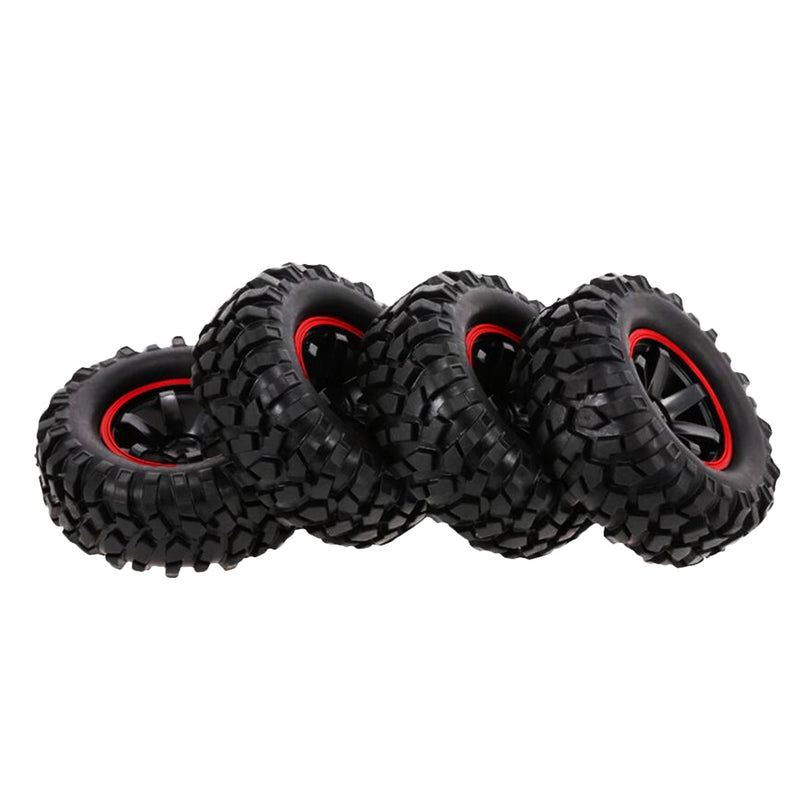 96mm Rubber Tire with 1.9" Rim for 1/10 HSP Redcat Traxxas RC Crawler Buggy