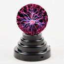 USB Magic Black Base Glass Plasma Ball Sphere Lamp Light Party New