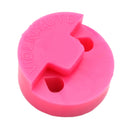 Durable Rubber Violin Mute Sordine Pink DIY String Instrument Accessory