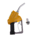 Car 1'' Thread Automatic Fueling Nozzle With Digital Flow Meter Yellow