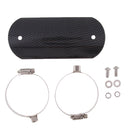 Motorbike Black Exhaust Muffler Pipe Heat Shield Cover Heel Guard for Harley