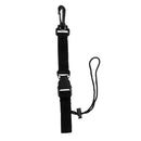 Nylon Strong Scuba Diving Dive Black Lanyard Clip with Webbing Strap Quick Release Buckle 9.45''/24cm