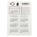 Silicone Clear Stamp Calendar Transparent Seal DIY Diary Scrapbooking Album Note