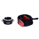 Dual Lens Fast Converter for Canon EF-mount Camera with Shoulder Strap - Black